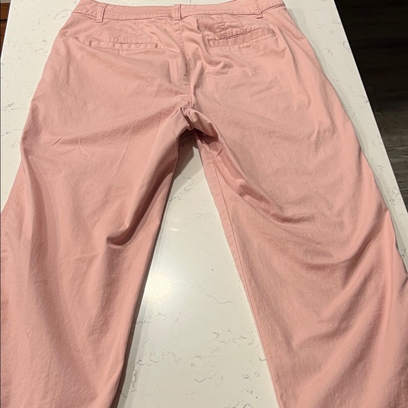 Gap Pink Girlfriend Khaki Wide-Leg Pants - Picture 3 of 3